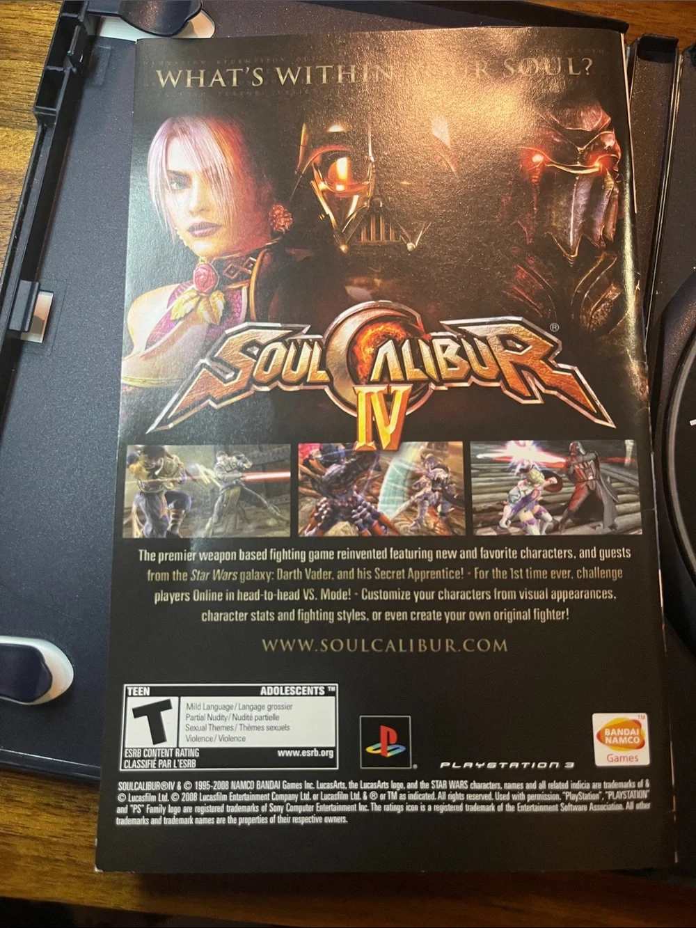 2003 PS2 (PlayStation 2) CIB Soulcalibur II with Manual